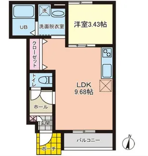 コンフィデンス白岡A【1階】の間取り
