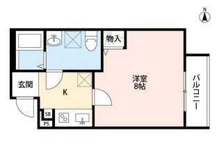 リアン【1階】の間取り