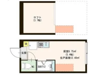 ハーモニーテラス志茂ⅩⅡ【2階】の間取り