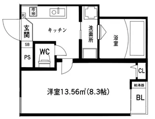 Jack shinshiraoka Ⅰ【3階】の間取り