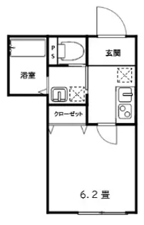 MELDIA蕨Ⅲ【2階】の間取り