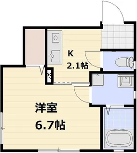ラフィーネ若宮【1階】の間取り