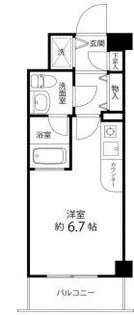 サンセール与野本町【4階】の間取り