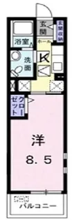 F・Pクレストモザール【1階】の間取り