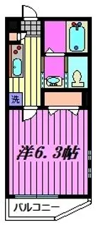 Mark Duo芝Ⅱ【1階】の間取り