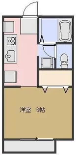 チェリーハイツ【1階】の間取り