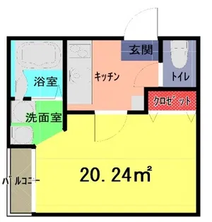 アークプレイス大和田Ⅱ【2階】の間取り