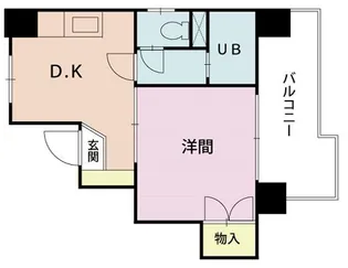 シャトール北浦和【6階】の間取り