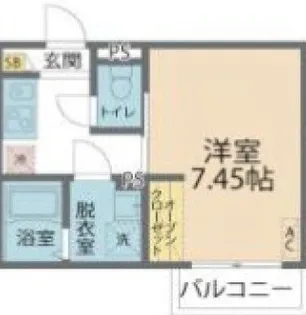 カインドネス北浦和【1階】の間取り