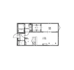 KEIAI RESIDENCE 大和田Ⅵ【1階】の間取り