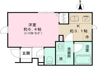 キーメゾン【1階】の間取り