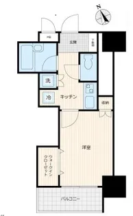 スカイラーク蕨【3階】の間取り