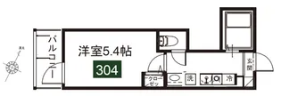 メルディア与野本町ⅡB【3階】の間取り