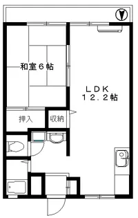 サンシティ塚越 【1階】の間取り