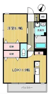 KAYANA【2階】の間取り