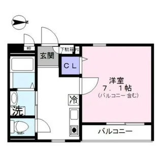 コスモ21【1階】の間取り