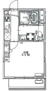 アクシーズ新都心【1階】の間取り