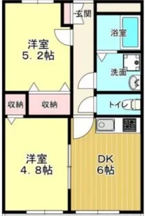 ドレスウェル北戸田【3階】の間取り