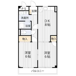 パインズプラーザ【2階】の間取り