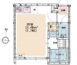 Villa brise 常盤【1階】の間取り