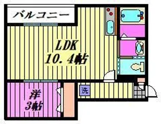 Mark Duo岩槻【1階】の間取り