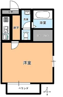 プリムローズ蕨【2階】の間取り