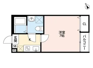 バーゼル【3階】の間取り