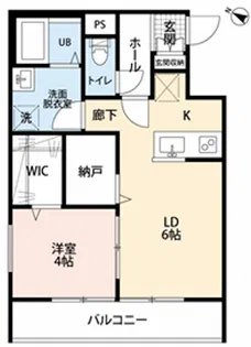 リーブルファイン東宮原【2階】の間取り