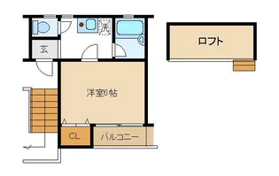 フォレストハイム【2階】の間取り