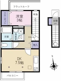 ラ・カーサ・ミーア【2階】の間取り