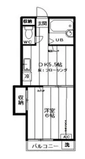 ウェルネス中央【1階】の間取り