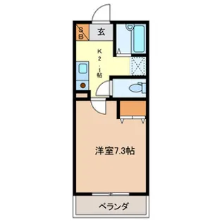 エスポア【3階】の間取り