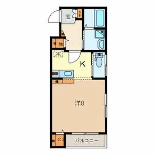 メゾンアンダンテ【2階】の間取り