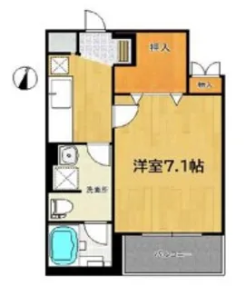 パールメゾン大宮【4階】の間取り
