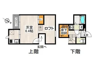 CB七里クアルト【2階】の間取り