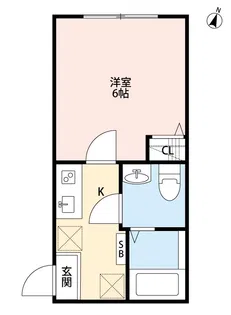 オリーブ 西堀【1階】の間取り