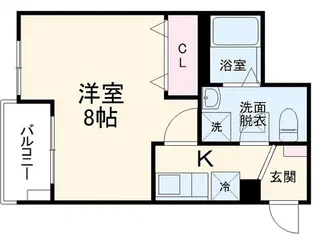 OKEGAWA BASE【1階】の間取り