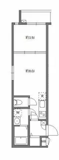 エムシティ戸田【2階】の間取り