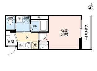 ルリアズール南与野【3階】の間取り