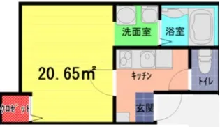 アンソレイユ【2階】の間取り
