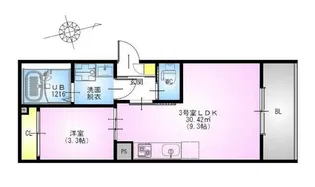 REGALEST N【3階】の間取り