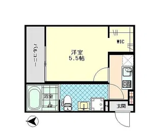 グランメゾン東川口【1階】の間取り
