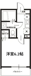 メルディア中浦和【1階】の間取り