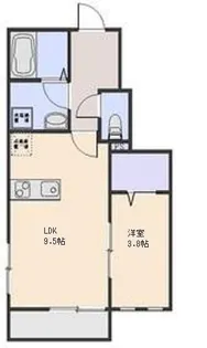 プランティーニⅢ【1階】の間取り