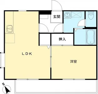 マノワールK【1階】の間取り