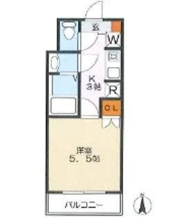 蕨テラス【2階】の間取り