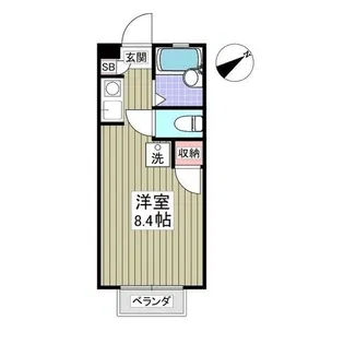 ヒルパール【2階】の間取り