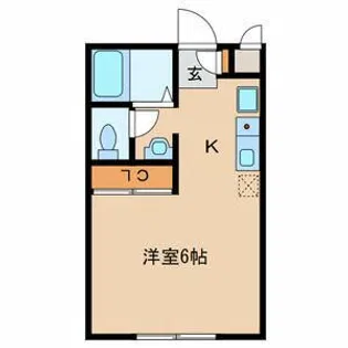 エステートピア武蔵浦和【2階】の間取り