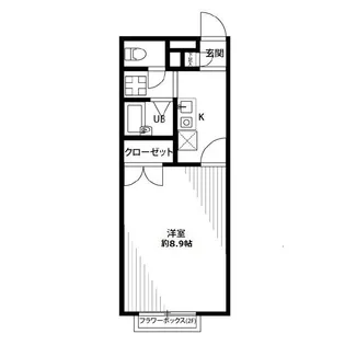 アムール ユミット【2階】の間取り