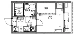 KEIAI RESIDENCE 大和田【2階】の間取り